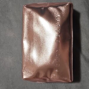 FENTY BEAUTY Makeup Bag Rose Gold Metallic
